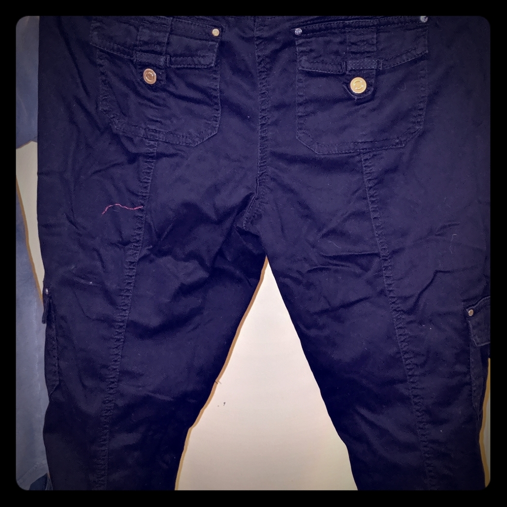 White House Black Market cargo Capri pants
